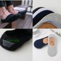 5 Pairs Men Cotton Socks Breathable Invisible Boat Socks Nonslip Loafer Ankle Low Cut Short Sock for Leather Sports Shoes Sox.