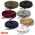 1 pair x 120cm Flat Shoelace Double Layer Athletic Sports Shoe Laces for Sneakers.