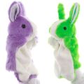 Fashion Plush Rabbit Bunny Hand Puppet Stuffed Animal Soft 8 Colors Finger Puppet Children. 