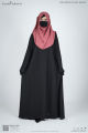 Glam Touch Premium Designer MUHTASIM Plain Abaya, Boroka for Women, Dubai Cherry Abaya. 