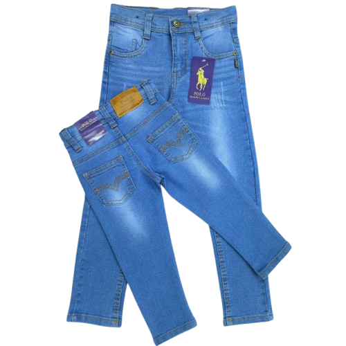 Boys' All-Season Stylish Blue Jeans