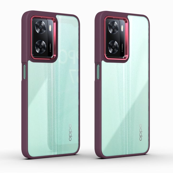 For%20Oppo%20A57%20/%20Oppo%20A77%20/%20Oppo%20A77s%20Mobile%20Cover%20Electroplating%20Acrylic%20Back%20transparent%20Premium%20Mobile%20Cover%20Phone%20Cases%20(FS)-EFH%20-%20Image%202