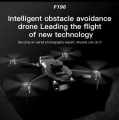 F196 Foldable Drone With Dual HD Electric Cameras, 360° Obstacle Avoidance, One-Key Takeoff And Return, Gesture Photography, VR Compatibility, With Bag. Remote Control. 