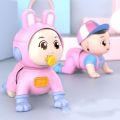 Cute Electric Baby Crawling Toys Learn To Climb Plastic Electric crawling doll 0-6-12Months Climb Educational Electric Baby Doll for Toddler. 
