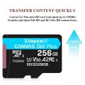 Kingston Canvas Go! Plus MicroSD Card High Speed 4K Memory Card 64GB 128GB 256GB 512GB UHS-1 A2 for Smartphone.