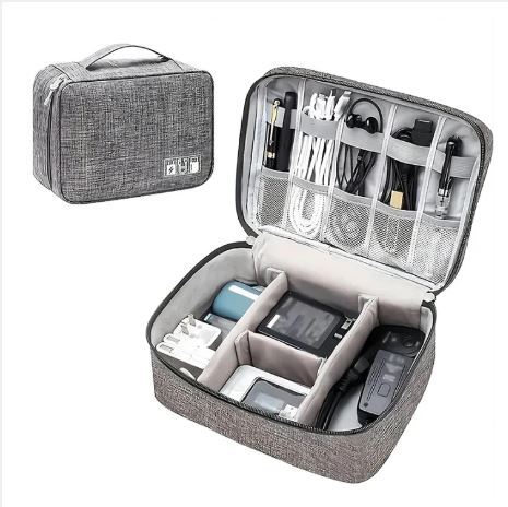 Travel Gadget Cable Storage Bag Organizer Digital Electronic Organizer Portable USB Data Line Charger Plug Power Bank Mobile Storage Bag