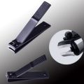 Black Nail Clippers Stainless Steel Super Sharp Nails and Toenails S. 