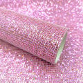 Hologram Iridescent Glitter PU Leatherette Sewing Fabric Grid Plaid Starry sky Chunky DIY Craft Bow GIFT Earring Decor Material. 