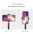 L7 Desktop Mobile Phone Holder Height Adjustable Stand & 360° Rotatable for Live Streaming Shoot YouTube TikTok Video Round Base Smartphone - Mobile Stand. 