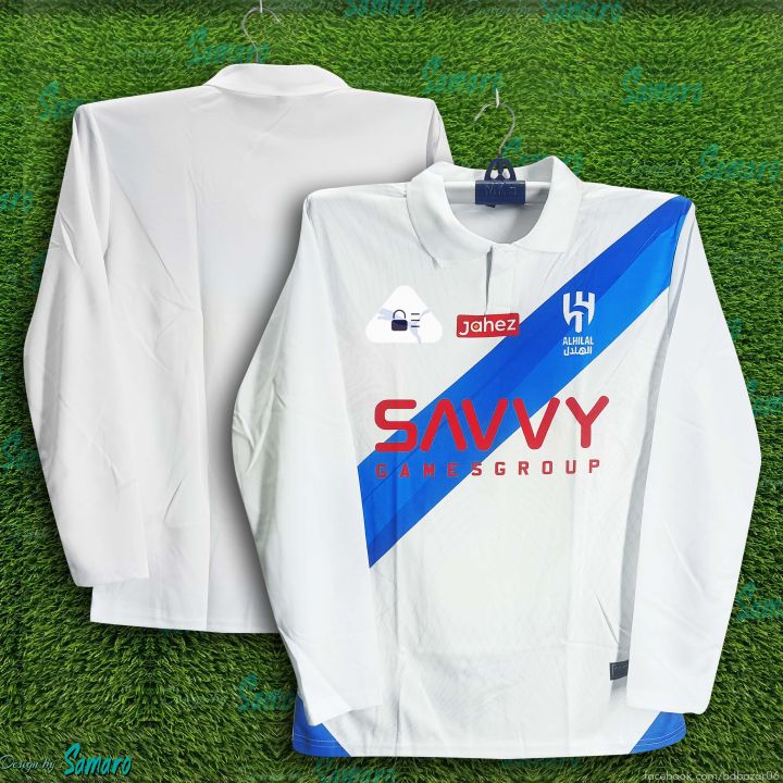 Al-Hilal%20Full%20Sleeve%20Collar%20Polo%20Football%20Jersey%20For%20Men%20-%20Long%20Sleeve%20Polo%20-%20Al%20Hilal%20Jersey%202026/27%20-%20Image%204