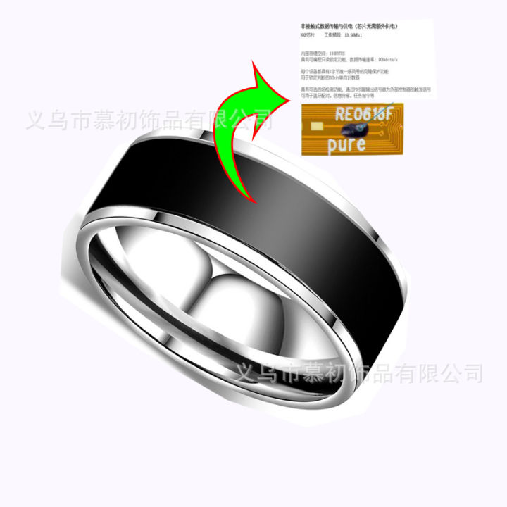 Cross-border%20jewelry%20mobile%20phone%20label%20NFC%20titanium%20steel%20ring%20smart%20wearable%20ring%20black%20technology%20smart%20ring%20nfc%20spot%20-%20Image%204