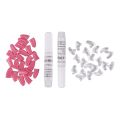 40 Pcs Soft Nail Caps for Cat Pet Claw Control Paws Off + Adhesive Glue - 20 Pcs M & 20 Pcs S.