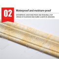 3D Foam Wall Edge Strip Stickers Self-Adhesive Wall Waist Line Waterproof Decor Wall Sticker Wall Trim Line Skirting Border. 