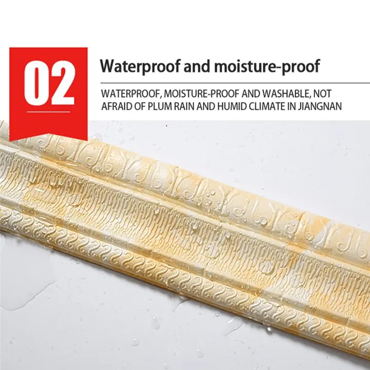 3D%20Foam%20Wall%20Edge%20Strip%20Stickers%20Self-Adhesive%20Wall%20Waist%20Line%20Waterproof%20Decor%20Wall%20Sticker%20Wall%20Trim%20Line%20Skirting%20Border%20-%20Image%205