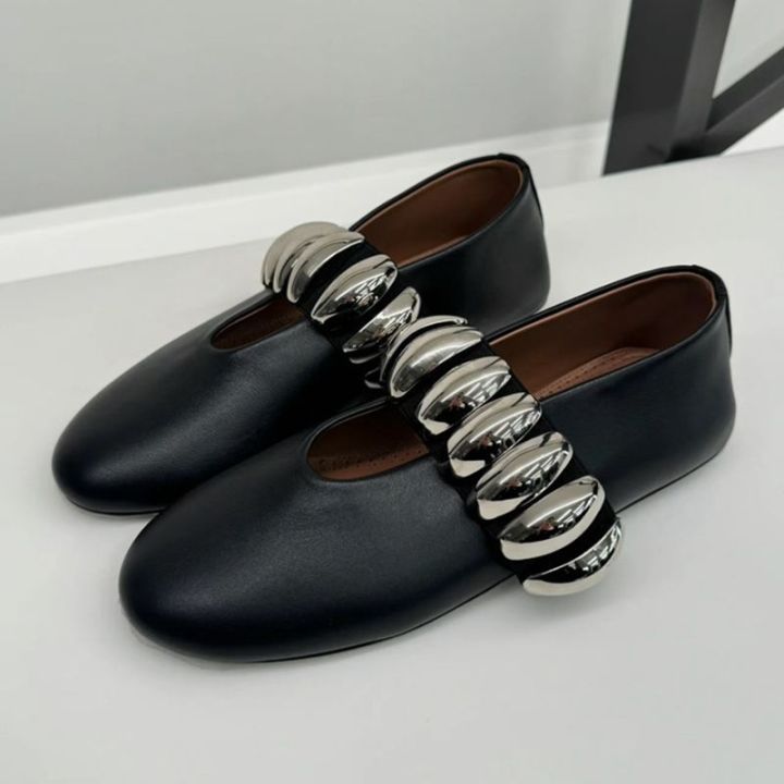 Rhinestone%20Flat%20Mary%20Jane%20Shoes%20Luxury%20Designer%20Mule%20Shoes%20Pumps%20Women%20Black%20Fashion%20Casual%20Round%20Head%20Rivet%20Flat%20Shoes%20Women%20House%20Foocus%20-%20Image%203