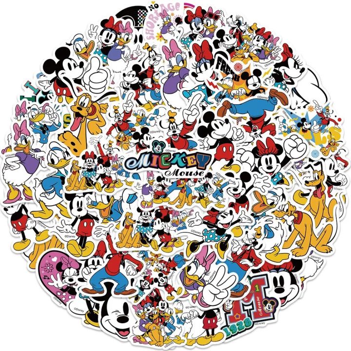 10/30/50pcs%20Disney%20Cute%20Cartoon%20Mickey%20Mouse%20Stickers%20Decals%20Guitar%20Laptop%20Phone%20Luggage%20Motorcycle%20Waterproof%20Sticker%20Kid%20Toy%20-%20Image%202