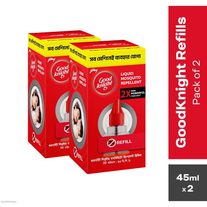 GoodKnight Liquid Mosquito Repellent Refill 45ml ( Pack Of 2)