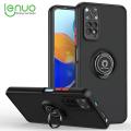 Lenuo For Redmi Note 11 4G / Note 11S 4G Back Cover Anti-fall Fashion Protective Casing Multifunction Car Magnetic Shockproof With Ring Stand Phone Case. 