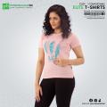 Women's superior Printed Pink Pata Design t shirt Collection By PONNO BAZAAR.