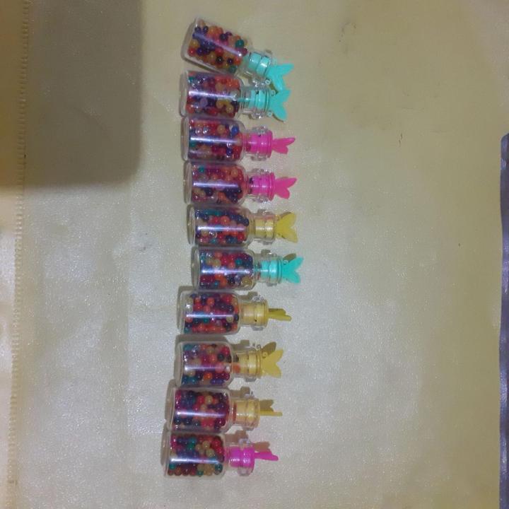 Magic or Jelly Balls with Bottles - 15 Bottles (Multicolor) - clay