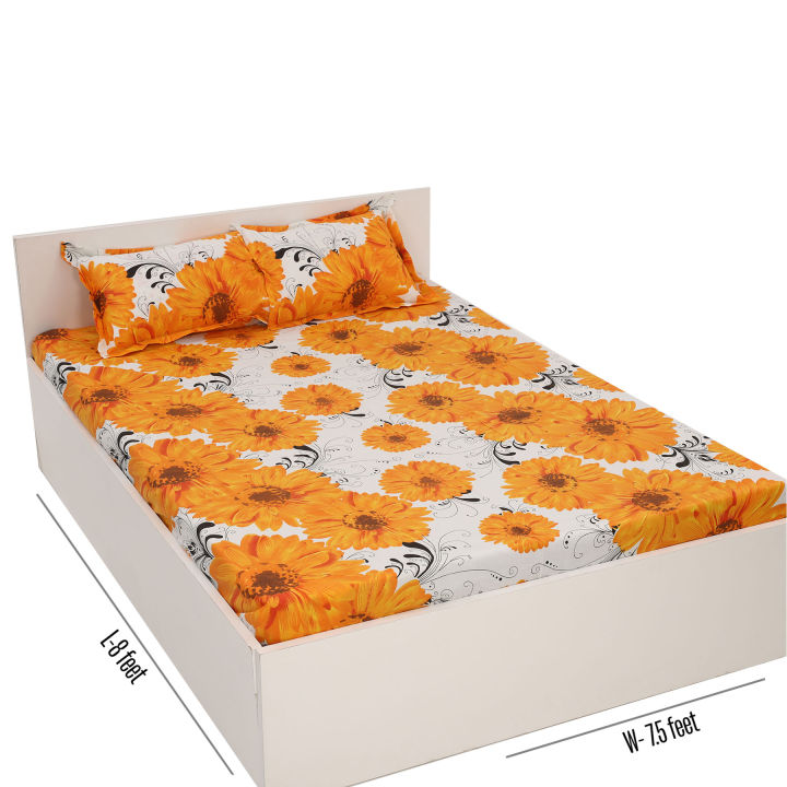 Digital%20Home%20Tex%20Cotton%207.5%20Feet%20By%208%20Feet%20King%20Size%20Bedsheet%20With%20Two%20Pillow%20Covers%20-%20Bed%20Sheet%20-%20Image%203