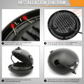 SL 7-inch Motorcycle Led Headlight Bucket With Mounting Bracket Headlamp Housing Cover Modified Accessories.