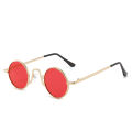 Retro hip-hop sunglasses small frame round Douyin Internet celebrity street mini glasses funny sunglasses little prince mirror. 
