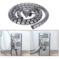 BBOOM 1.5m Cable Organizer Wire Management Protector Cable Winder Coiled Tube Sleeve Desktop Computer Power Cord Storage Wrap.