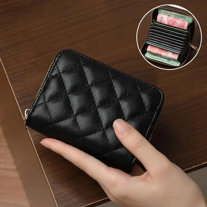 Women%20Short%20Wallets%20PU%20Leather%20Female%20Plaid%20Purses%20Leather%20Card%20Holder%20Wallet%20Student%20Small%20Zipper%20Woman%20Wallet%20Coin%20Purse%20-%20Image%205
