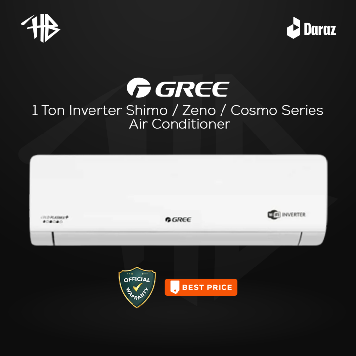Gree 1 Ton Inverter Shimo / Zeno / Cosmo Series Air Conditioner