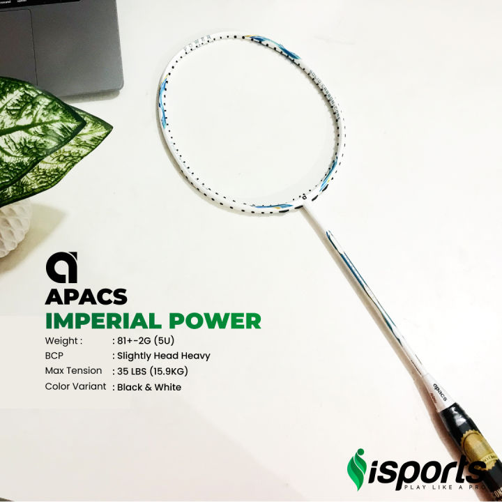 Malaysia%20Imported%20Apacs%20Imperial%20Power%20Unstrung%20Badminton%20Smash%20Racket%20-%20Image%205