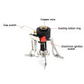 Mini Gas Stove Portable Foldable Aluminum Alloy Gas Furnace Outdoor Picnic Cooking Camping Supplies. 