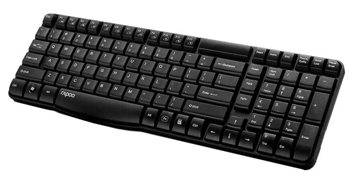 Rapoo E1050 Black Wireless Keyboard with Bangla