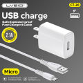 LVEIO CT-20 2.1A Charger with TPYE-C/Micro USB Cable by mocho. 