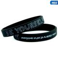 New Inspiring Bracelets Motivational Be yourself, Change The World Create Dream Inspirational Silicone Wristband Rubber Bracelet. 