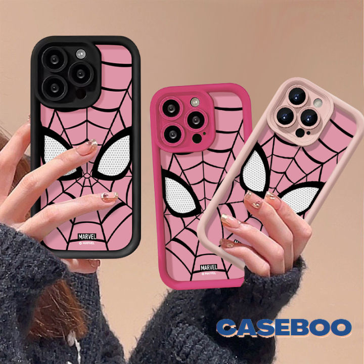 Trendy%20Brand%20Marvel%20Cool%20Spider-Man%20Web%20Case%20Compatible%20for%20IPhone%2015%2011%2013%2012%2014%20Pro%20Max%207Plus%20XR%2015%207%206%208%206S%20Plus%20X%20XS%20Max%20SE%202020%20Angel%20Eyes%20Marvel%20Cartoon%20Shockproof%20Soft%20Cover%20-%20Image%207