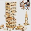 Wood Toys Jenga Multiplayer Game Stacko Block Bricks Folds High Tumbling Tower Classic Stacking Game Toy.