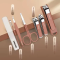 7 in 1 Nail Clippers Set, 7pcs Manicure & Pedicure Tools, Stainless Steel Nail Cutter Kit for men and women with Protective Case, Travel Grooming Kit for Facial, Cuticle and Nail Care. 