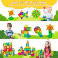 Magnetic Tiles Building Blocks Magnet Toys for Kids Educational Toys 3D Magnet Puzzles Stacking Blocks for Children Boys Gifts.