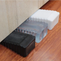 1 Pcs Heavy Duty PVC Rubber Wedge Door Stopper- Safety Door - Non-Slip Windproof Finger Protector for Home and Office - Large/Medium (70x28x19mm/95x38x28mm).