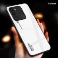 for Tecno Spark 8C / Tecno Spark Go 2022 Case Gradient Phone Back Hard Glass Cover.