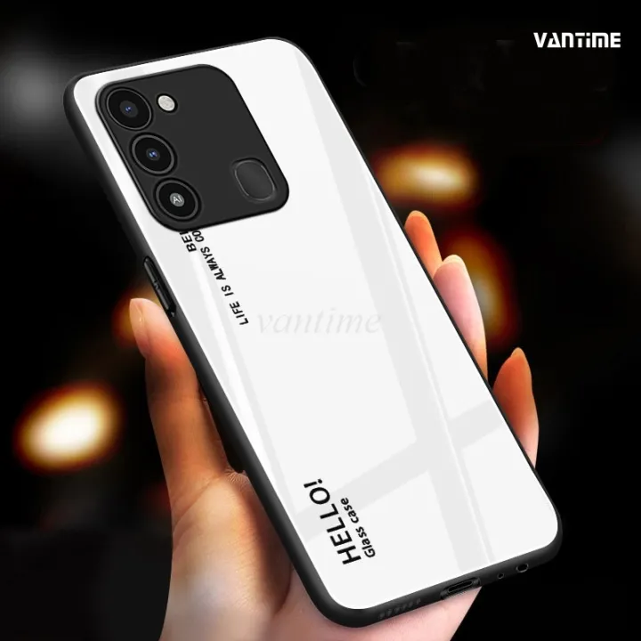 for%20Tecno%20Spark%208C%20/%20Tecno%20Spark%20Go%202022%20Case%20Gradient%20Phone%20Back%20Hard%20Glass%20Cover%20-%20Image%202