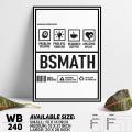 Funny BS Match Parody Wall Canvas Art For Wall Decoration Canvas Painting For Wall - WB240 - Handy Commodity - Minimalistic Sophistication. 