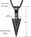 Fashion New Pendant Necklace Men Punk Trendy Simple Stainless Steel Chain Jewellery Gift.