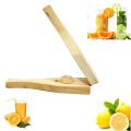 1pcs Lebu chipa machine/ Wooden Manual Hand Press Lemon Juicer Fruit Orange Juice Tool. 