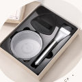 Flat-head Foundation Brush Black Makeup Puff Blender Sponge Ultra-thin Head Traceless Concealer Applicator Tool.