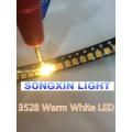 【Alizeker Mall】10PCs 1210 SMD SMT 3528 LED Warm white POWER TOP PLCC-2 Lamp Bead SMD Chip for Kinds of. 
