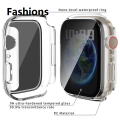 Fashions For Apple Watch Case 46mm 45mm 40mm 41mm 44mm Privacy Screen Protector Covse For iWatch Series 10 9 8 7 6 4 SE Protection Bumper.
