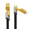 CASIFY CU05 65W 4 in 1 65W Fast Charging Cable USB To Type C PD Cable Fast Charger Mobile Phone Cable 65W Fast Charging Cable Type C to C Usb To C To iPhone Cable By Pucko Gadgets.