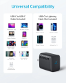 Anker 30W USB-C Charger, Anker 312 Charger with Compact and Foldable Design, High-Speed Fast Charging for iPhone 14/13/12 Series, Samsung S23, MacBook Air, iPad Pro, & More 5 ft USB C Cable Included.